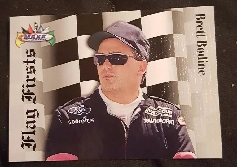 1997 Upper Deck Maxx NASCAR Flag Firsts #11 Brett Bodine & #12 Derrick Cope - Image 2 of 4