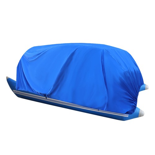 17'-19' Heavy Duty Waterproof Boat Cover PEVA Pontoon Trailerable Beam 95'' Blue - Bild 5 von 14