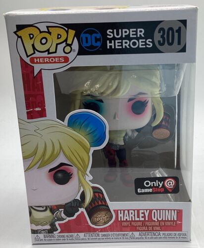 Funko Pop! Vinilo: DC Universe - Harley Quinn - GameStop (Exclusivo) #301 - Imagen 2 de 7