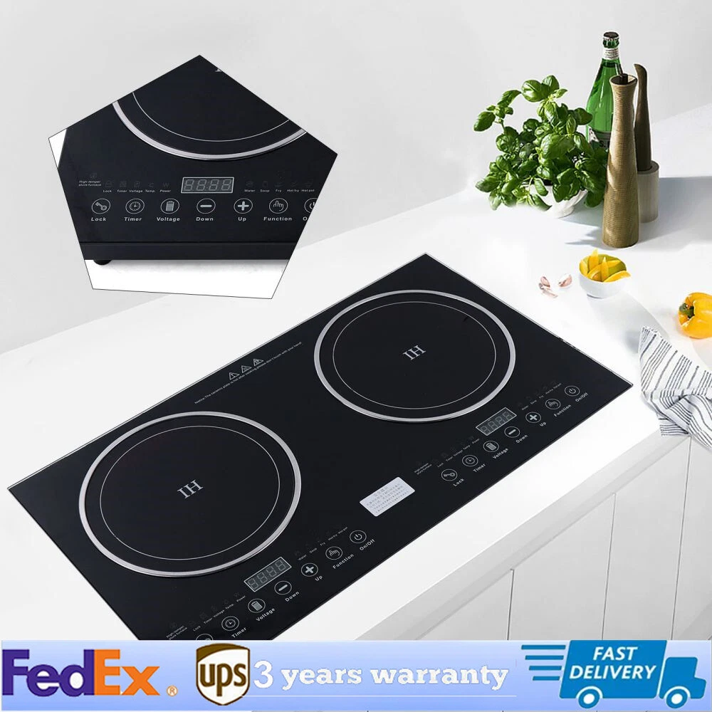 Electric Hob Cook Top Stove 110V Induction Cooktop 2 Burners Ceramic Cooktop USA
Opens in a new wind