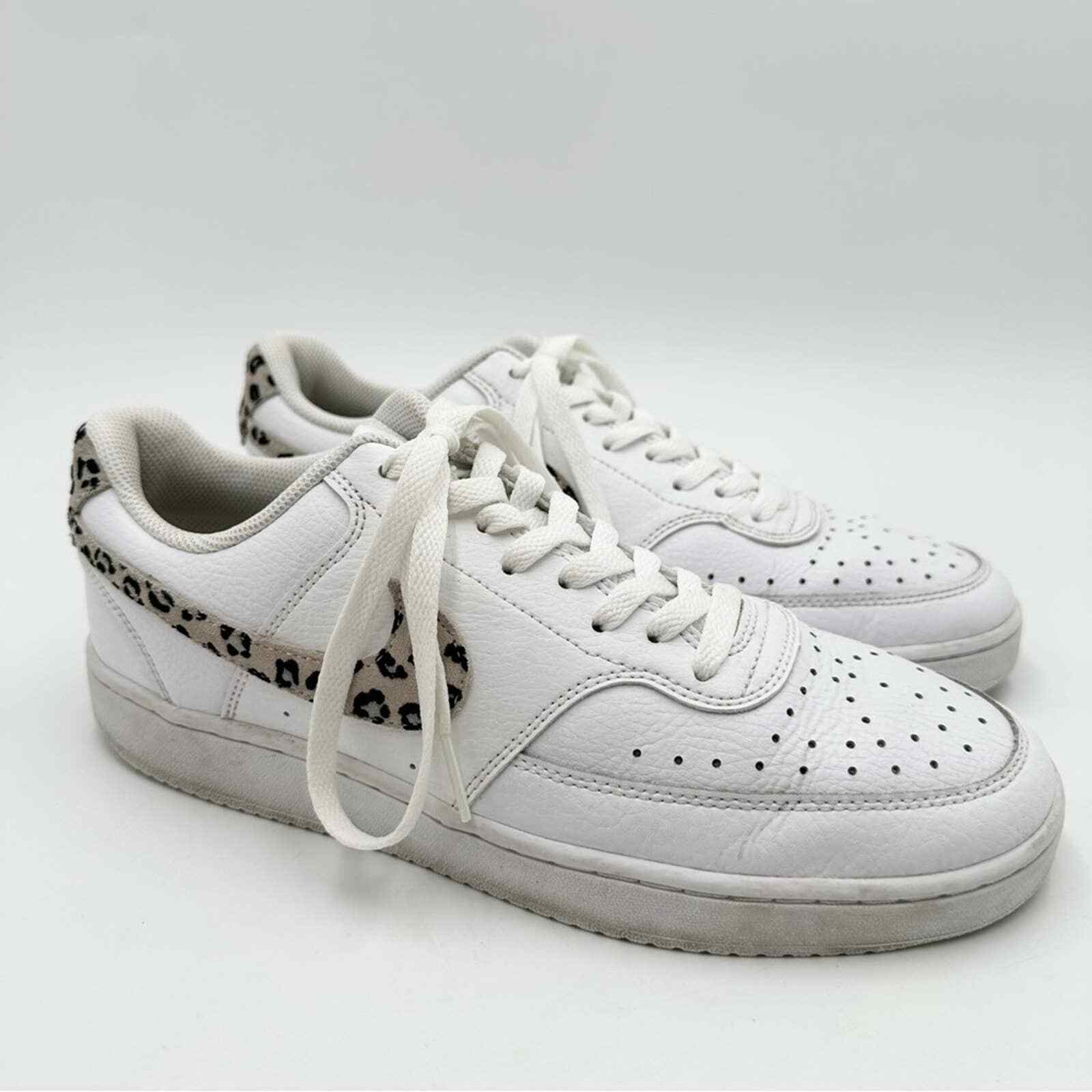 Nike Women's Court Vision Low 'Leopard Swoosh DD9665… Gem