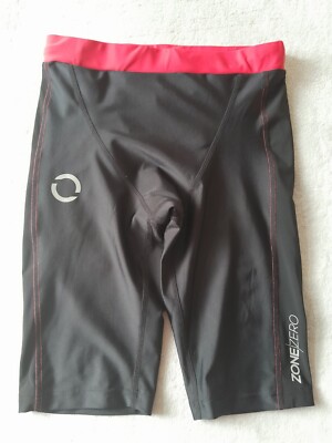 Zone0 Damen Kompressions-Tights schwarz zum Laufen Radfahren Active Wear Größe M