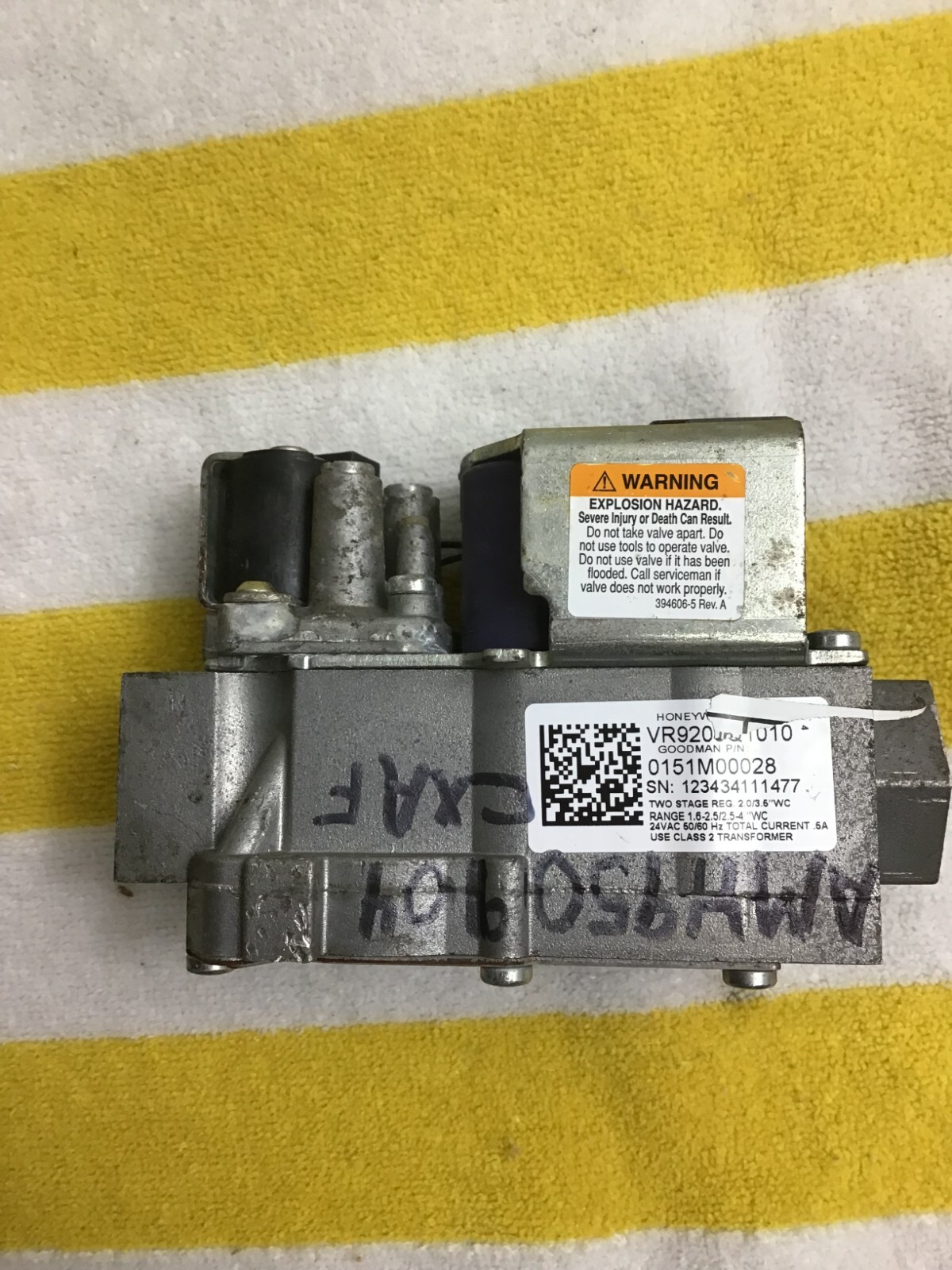Honeywell VR9205Q1010 Goodman 0151M00014 Furnace Gas Valve free shipping |  eBay