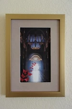 3D FRAMED HANDMADE PAPER BUTTERFLY WALL ART "Into the Light" WALL HANGING DECOR