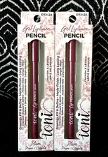2pk IONI PLUM GEL LIPLINER 2 IN 1 LIPSTICK LIP LINER CREAMY MATTE FINISH PENCIL