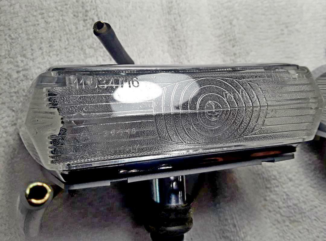 Maserati Ghibli NOS vintage Carello front turn signal light assemblies