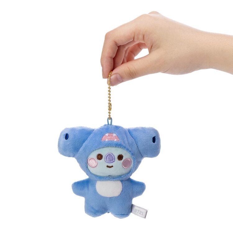 BTS BT21 Shark ver, Little Friends Plush Mascot Chain KOYA