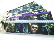 The Joker on Strong Webbing Key Fob Keychain Wristlet Batman Movie