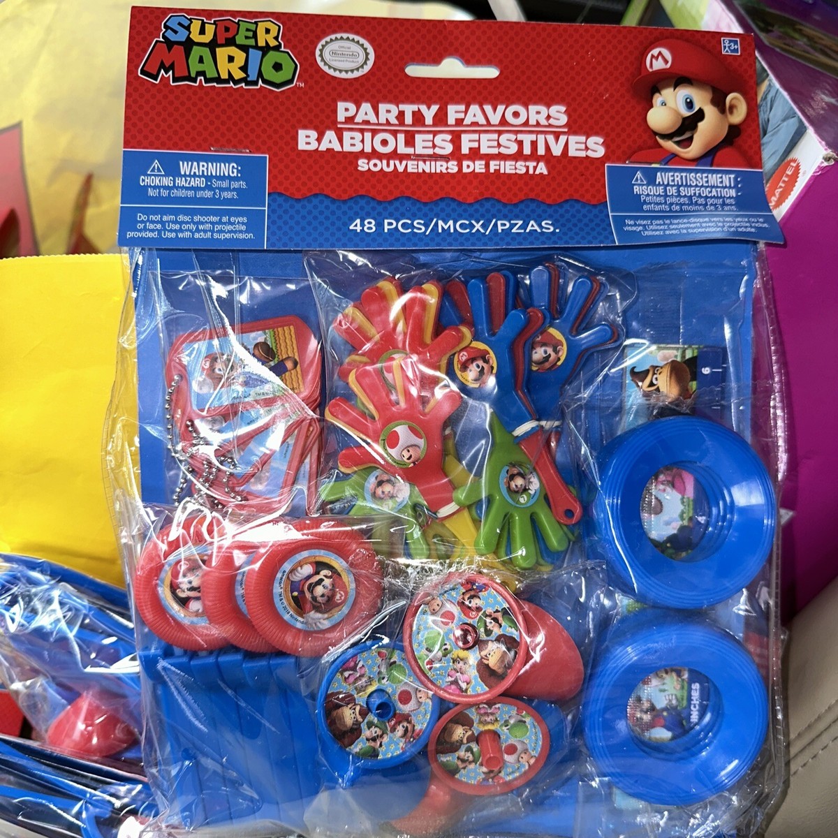 Super Mario Brothers Game Nintendo Kids Birthday Party 48 ct