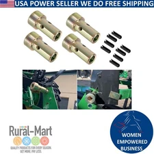 4PK Quick Hitch Adapter Bushing w/Pin Fits CAT 1 / 3 Pt Tractr Bushing Set