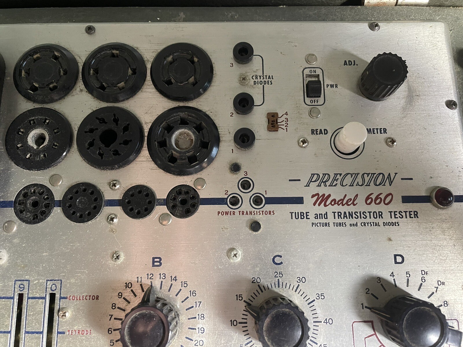 Vintage Precision Apparatus Company Model 660 Tube and Transistor