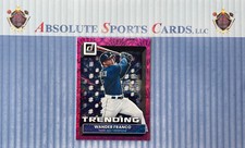 2022 Donruss Trending Pink Fireworks #T-7 WANDER FRANCO RC | Rays