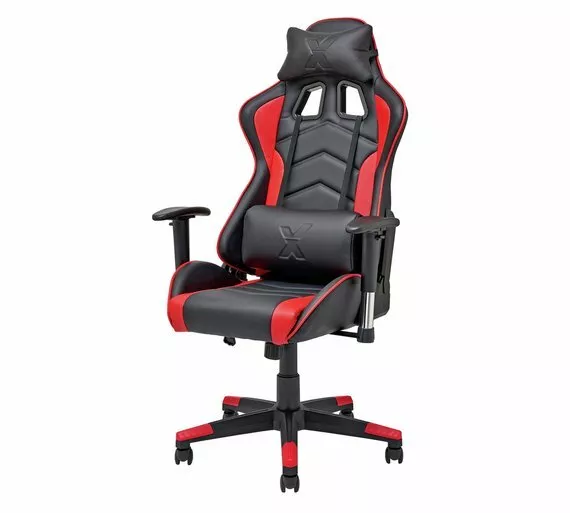 X Rocker Height Adjustable Alpha Office Gaming Chair Black See