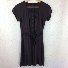 Gap Size S Short Sleeve Utility Dress Tie Belt Buttons Pullover Women's Small