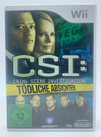 Csi-Crime Scene Investigation: TöDliche Absichten | Nintendo Wii | Ovp | Game