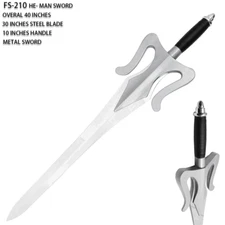 Masters Of The Universe HeMan Power Sword Grayskull Sword & Plaque