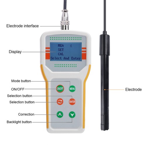 Digital Dissolved Oxygen Detector Dissolved Oxygen Meter Kit DO Sensor