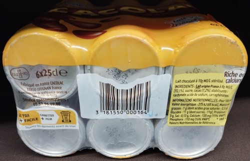 1x Lot of Cacolac Milk Chocolate — 6x25cl 50.72 fl oz - Picture 6 of 6