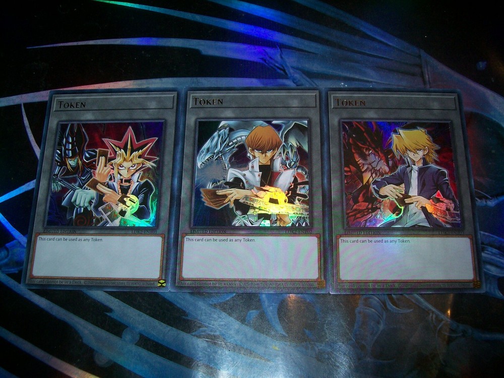 3 Card Token Set Yami Kaiba Joey Limited Edition Ultra Rare LDK2 Yu-Gi-Oh!