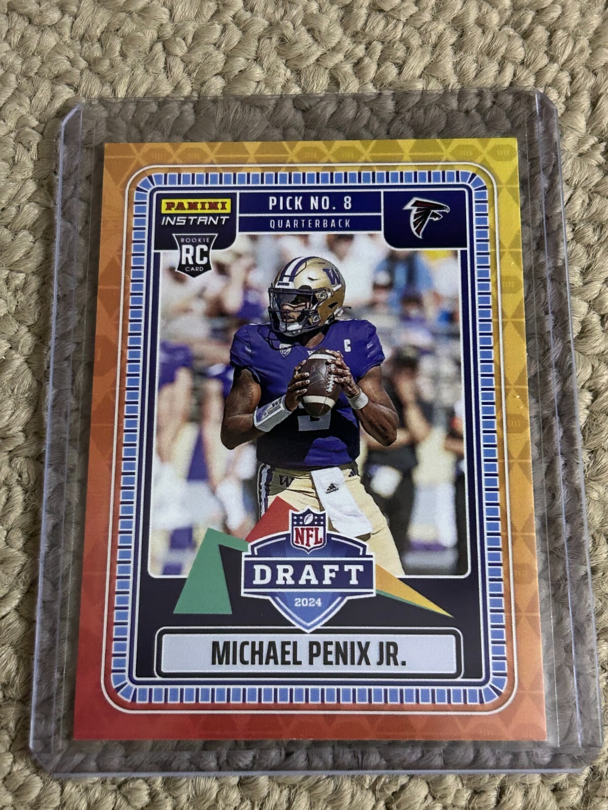 2024 Panini Instant Draft Night Rookie Michael Penix Jr RC #NFLDN-14 1/2072  