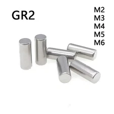 Titanium GR2 Dowel Pins Parallel Pin Roller Pin Bearing Needle M2 M3 M4 M5 M6 M8