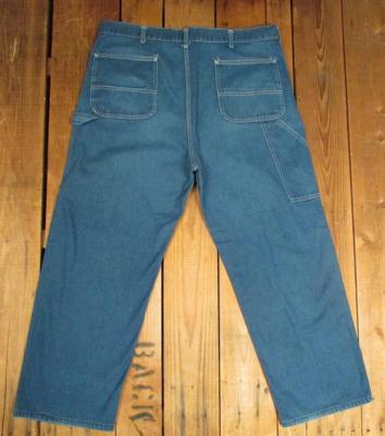Vintage 1970s Roebucks Sears Denim Work Jeans Carpenter