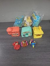1994 McDonald's The Flintstones Happy Meal TOY set 9 PC VINTAGE SOME NIP CARS