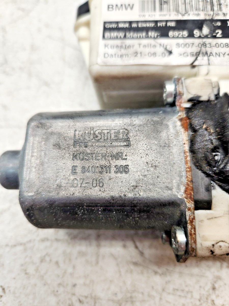 2004-10 BMW X3 E83 Right Rear RR Passenger Side Window Motor  