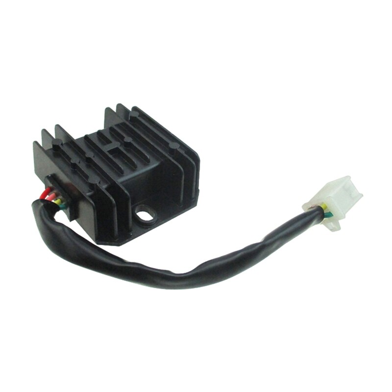 Atv | 12v Dc 4 Wire 2 Phase Voltage Regulator Rectifier For Pit Bike