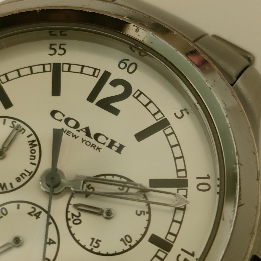 Coach Barrow Men's Watch 14602063, Date, 24-Hour Sub-Dial, Working Condition Coach Barrow Men's Watch 14602063, Date, 24-Hour Sub-Dial, Working Condition