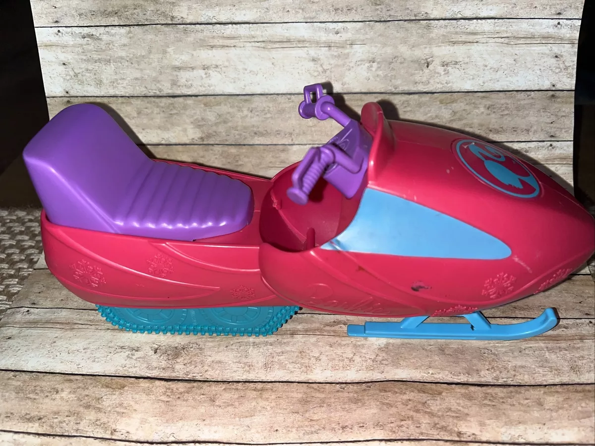 Mattel Barbie Doll snowmobile Snow machine