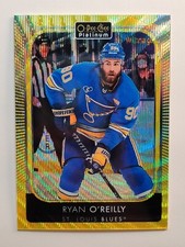 2021-22 O-PEE-CHEE PLATINUM HOCKEY RYAN O'REILLY NEON YELLOW SURGE #193 WJ