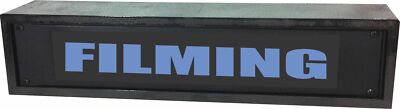 AMERICAN RECORDER - 2RU ''FILMING''  LED Lighted Sign with Enclosure