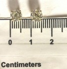GIA certified 14k yellow gold 1.55ct European round diamond stud earrings  — photo 6