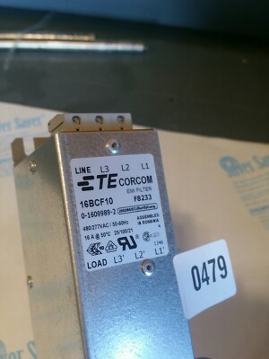 CORCOM 16BCF10-EMI/RFI POWER LINE FILTER16A 30mA f8233 *WE*SHIP*TODAY*