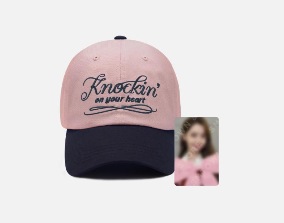 少女時代 ユナ KNOCKIN ON YOUR HEART BALL CAP Girls' Generation SMTOWN OFFICIAL MD KNOCKIN ON YOUR BALL CAP +