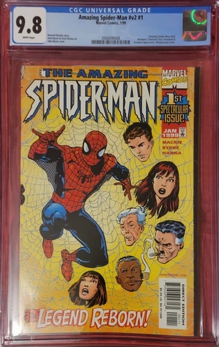 CGC 9.8 AMAZING SPIDER-MAN VOL 2 #1