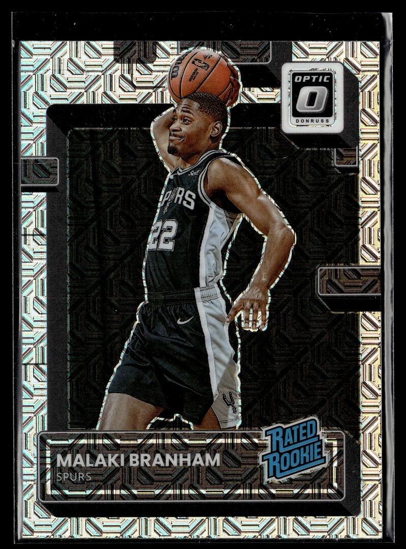 2022-23 OPTIC CHOICE RATED ROOKIE 222 Malaki Branham - San Antonio Spurs