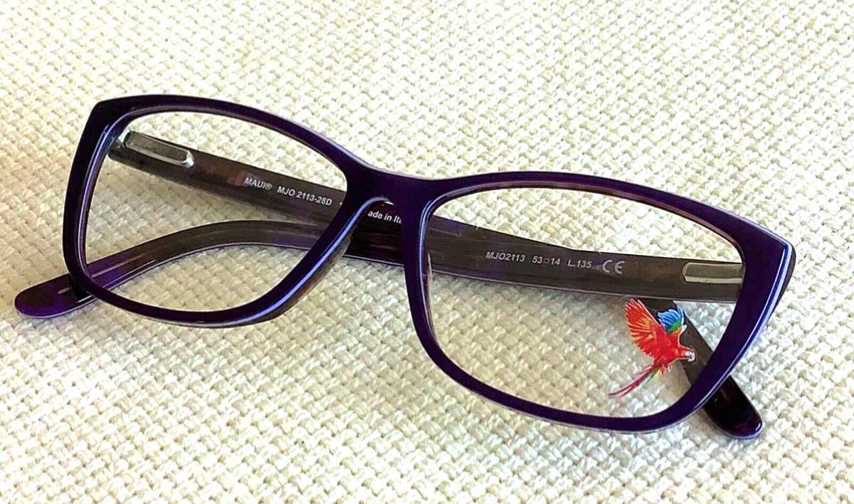 Maui Jim MJO 2113-28D Eyeglasses Frames Glasses Purple‎ 53-14-135 H9618 Maui Jim Eyeglasses MJO 2113-28D Purple Lavender Frames  main image 4