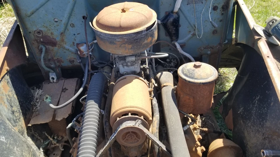 Conjunto de filtro de aceite camioneta Ford 3/4 1 tonelada 40 41 1940 1941 42 46 47 1947 Foto 3 de 4