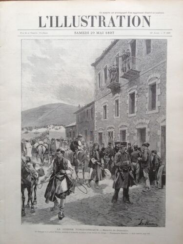 L'ILLUSTRATION 1897 N 2831- LA GUERRE TURCO- GRECQUE, LA BATAILLE DE DOMOKHO - Afbeelding 1 van 1