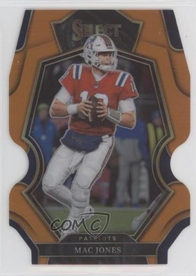 2022 Panini Select Premier Level Orange Prizm Die-Cut /199 Mac Jones #167 05ol