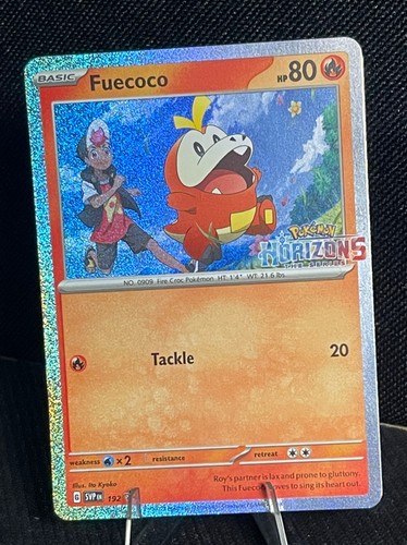 Fuecoco Pokemon TCG Horizons Scarlet & Violet SVP 192 Holo Black Star Promo NM