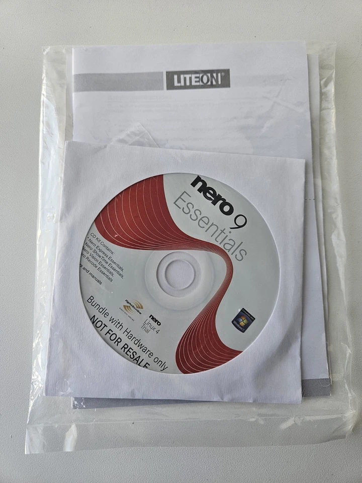 Nero 9 Essentials Software - Disk #1944 and Manuals - Image 2 of 2