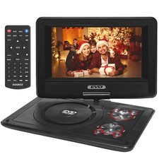11.5" Portable DVD Player with 9.5" Swivel Screen, 5-Hours Rechargeable Batte...