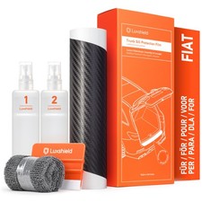 Ladekantenschutz Folie für Fiat 500e 332 Carbon Optik