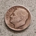 Roosevelt Dime 10C 1959 Denver 90% Silver Circulated US Coin