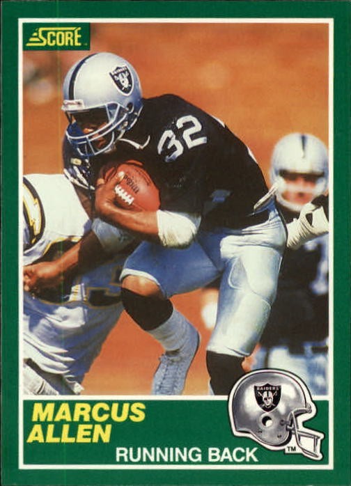 Marcus Allen cards (1989-2020) Chiefs Raiders USC - You Choose