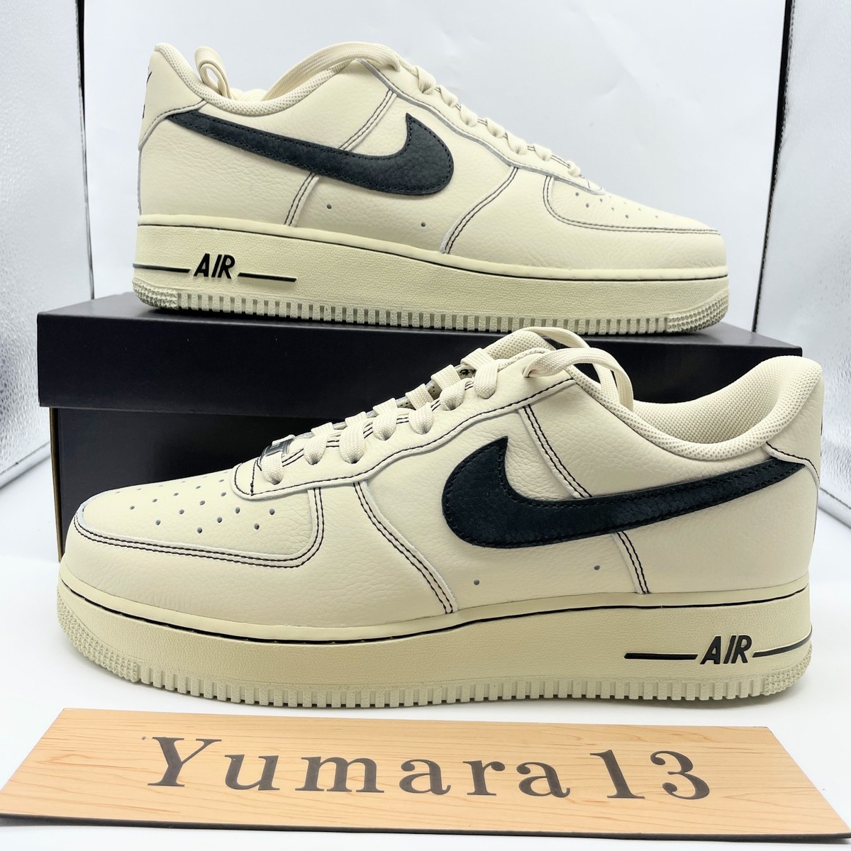 Nike Air Force 1 Low Light Khaki Black HQ2037-200 Men's Size | eBay