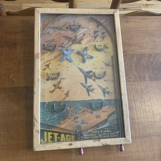 VTG NORTHWESTERN PRODUCTS JET AGE TABLETOP PINBALL GAME/BAGATELLE GAME 1940'S 50